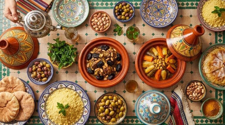 Gastronomía marroquí: Los 12 sabores imprescindibles que debes probar en tu viaje